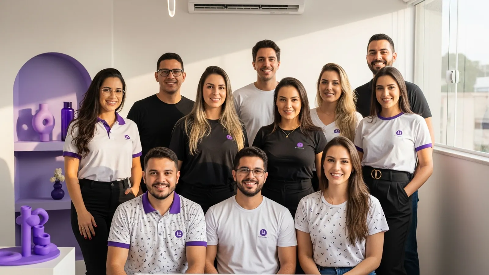 Ilustração editorial para o post: Branding e employee advocacy: como o time constrói (ou destrói) a marca