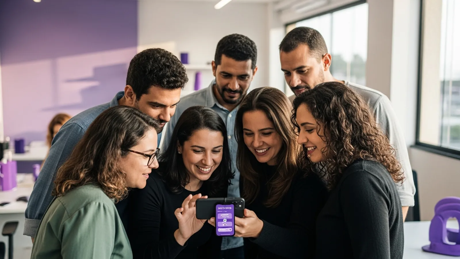 Ilustração editorial para o post: Case Nubank MGM: como o 'Member Get Member' virou máquina de aquisição